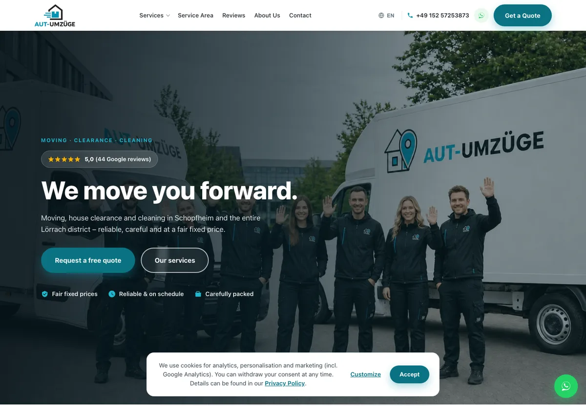 Website aut-umzuege.de